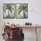 Stupell Industries Palm Trees Impressions 2pc Framed Giclee Wall Art Set Design by Nan